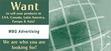 Marketing internacional para industrias, mayoristas y negocios de Estados Unidos y Latino America, marketing y mercadeo directo con programas de marketing personalizados en base al mercado y productos, marketing global usando internet con nuestro network internacional de webs que cubren todos los Estados Unidos, China, Europa, Asia y latino America, diseno grafico profesional, y marketing para catalogos industriales en multi idiomas... WBG Marketing de Miami es el lider en el marketing internacional con sede a Miami para el mercado de los Estados Unidos y Latino America